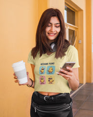 Crop Top with "Duck" Print