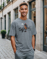 Unisex Relaxed Fit T-Shirt with Skate Out Print