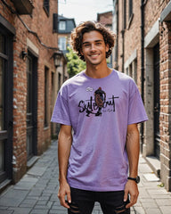 Unisex Relaxed Fit T-Shirt with Skate Out Print