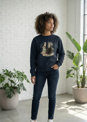 Regular Fit Unisex Sweatshirt with "Spirited Away" Print
