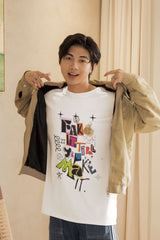 Unisex Relaxed Fit T-Shirt with "Fake It Till You Make It" Print