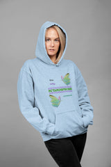 Regular Fit Unisex hoddie with "Metamorphosi" Print