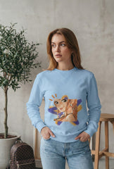 Regular Fit Unisex Sweatshirt with "Nami - One Piece" Print