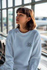 Regular Fit Unisex Sweatshirt with "Uzumaki Clan" Print