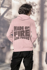Regular Fit Unisex hoddie with "Lock-In" Print