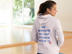 Regular Fit Unisex hoddie with "Iconic" Print