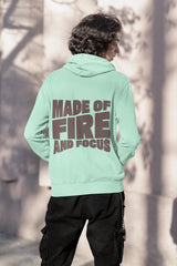 Regular Fit Unisex hoddie with "Lock-In" Print
