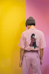 Unisex Relaxed Fit T-Shirt with "Demon Slayer" Print