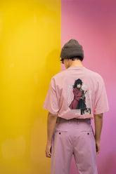 Unisex Relaxed Fit T-Shirt with "Demon Slayer" Print