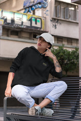 Regular Fit Unisex hoddie with "Energy Over Overthink" Print