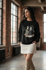 Regular Fit Unisex Sweatshirt with "Spirited Away" Print