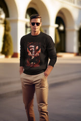 Regular Fit Unisex Sweatshirt with "Jujutsu Kaisen" Print