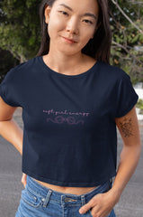 Crop Top with "Soft Girl Energy" Print
