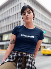 Crop Top with Road of the dream" Print