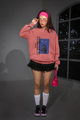 Regular Fit Unisex Sweatshirt with "Madara Uchiha" Print