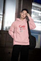 Regular Fit Unisex hoddie with "Diet Coke" Print