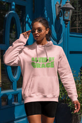 Regular Fit Unisex hoddie with "Save By Grace" Print
