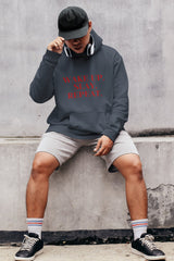 Regular Fit Unisex hoddie with "Wake Up Slay Repeat" Print