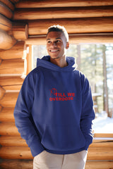Regular Fit Unisex hoodie with "We Overdose" Print