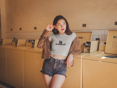 Crop Top with "Hotshot" Print