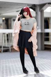 Crop Top with "Ugh, As If!" Print