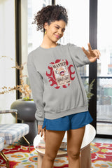 Regular Fit Unisex Sweatshirt with "One Piece" Print