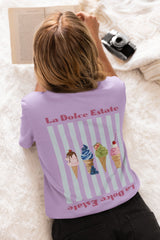 Unisex Relaxed Fit T-Shirt with "La Dolce Estate" Print