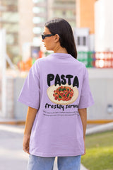 Unisex Relaxed Fit T-Shirt with "Pasta" Print
