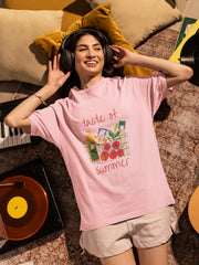 Unisex Relaxed Fit T-Shirt with "Taste of Summer" Print