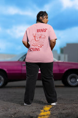 Unisex Relaxed Fit T-Shirt with "Surf Club" Print