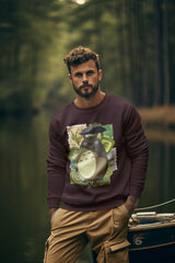 Regular Fit Unisex Sweatshirt with "Hayao Miyazak" Print