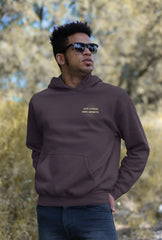 Regular Fit Unisex hoddie with "Less Stress More Sunlight" Print