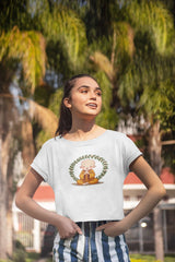 Crop Top with "Buddha" Print