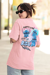 Unisex Relaxed Fit T-Shirt with " Stich" Print