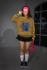 Regular Fit Unisex Sweatshirt with "Madara Uchiha" Print
