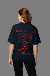 Unisex Relaxed Fit T-Shirt with "Home" Print