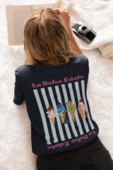 Unisex Relaxed Fit T-Shirt with "La Dolce Estate" Print