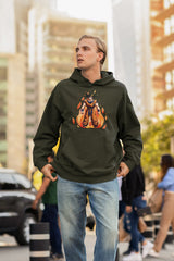 Regular fit Unisex hoodie with "Goku" Print