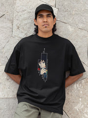 Unisex Relaxed Fit T-Shirt with "Demon Slayer" Print