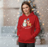 Regular Fit Unisex hoddie with "Winter Wonderland" Print