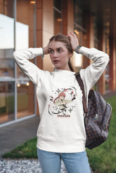 Regular Fit Unisex Sweatshirt with "Makima-Chainsaw Man" Print