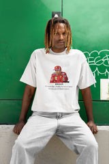 Unisex Relaxed Fit T-Shirt with "Ferrari × Bwoah Energy" Print