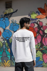 Regular Fit Unisex Sweatshirt with "Goku" Print