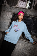 Regular Fit Unisex hoddie with "Cosmic Hearts" Print