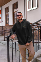 Regular Fit Unisex hoddie with "Less Stress More Sunlight" Print