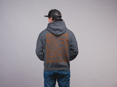 Regular Fit Unisex hoddie with "Breathe" Print