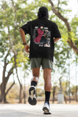 Unisex Relaxed Fit T-Shirt with "Demon Slayer" Print