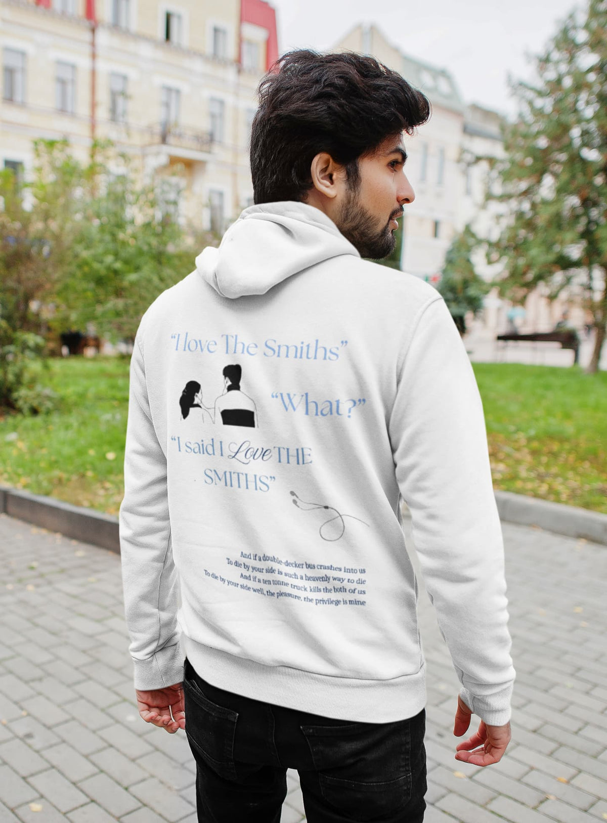 Regular Fit Unisex hoddie with "The Smiths " Print