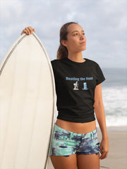 Crop Top with "Beating The Heat" Print