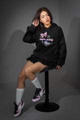 Regular Fit Unisex hoddie with "Cosmic Hearts" Print